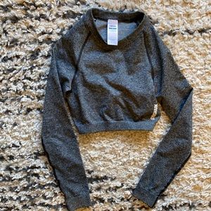 Long Sleeve Gymshark Crop Top